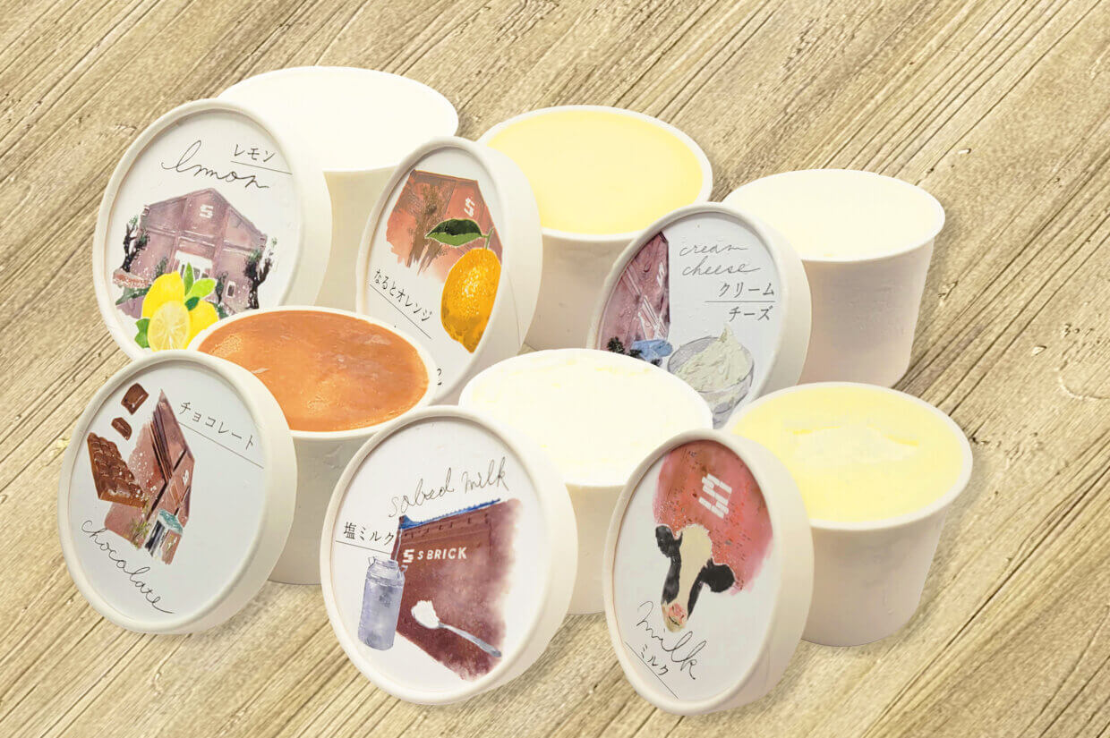 リコッタチーズ入り淡路島ジェラート　(2個×６種)12個セット