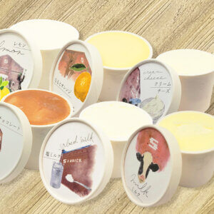 リコッタチーズ入り淡路島ジェラート　(2個×６種)12個セット